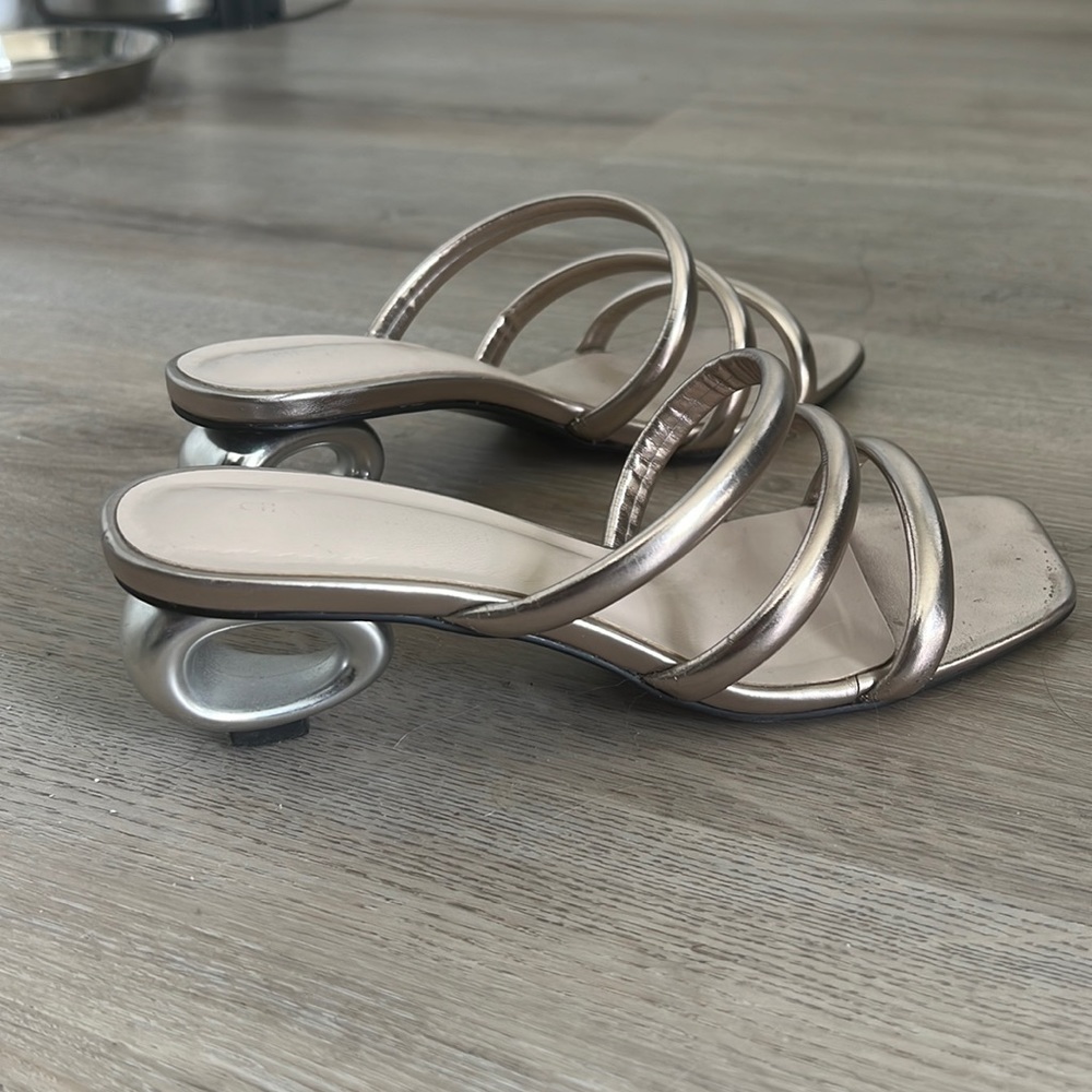 Charles & Keith Sandals Rose Gold